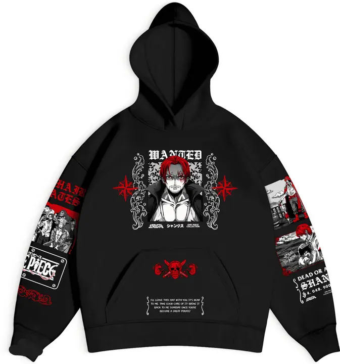 “Trendy anime printed hoodie featuring bold purple designs on sleeves