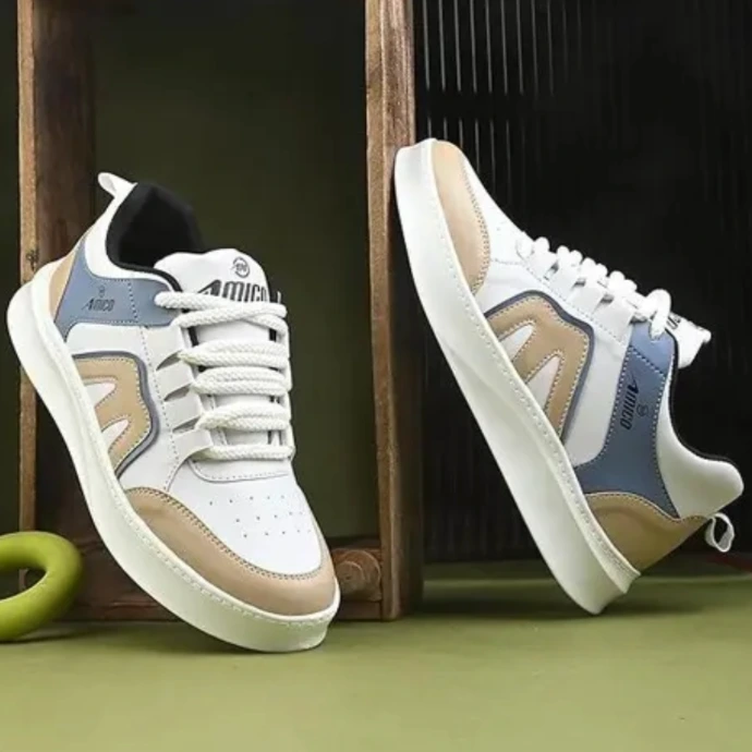 Men's MEXICO-11 Casual Sneaker Shoes with Synthetic Upper Lightweight Comfortable Mid Top Sneaker Shoes for Men's & Boy's